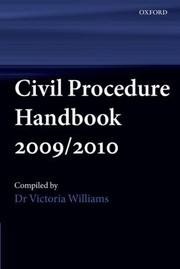 Cover of: Civil Procedure Handbook 20092010 by 