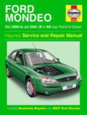 Cover of: Ford Mondeo Service And Repair Manual by 