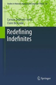 Redefining Indefinites by Claire Beyssade