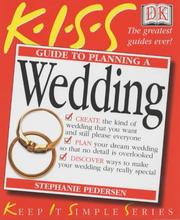 Cover of: Kiss Guide to Planning A Wedding (Keep It Simple)