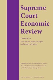 Cover of: The Supreme Court Economic Review by 