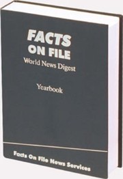 World News Digest Yearbook 2010 by Facts on File News Services