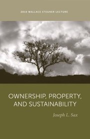 Cover of: Ownership Property And Sustainability