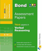 Cover of: Third Papers In Verbal Reasoning