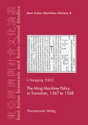 Cover of: The Ming Maritime Trade Policy In Transition 1368 To 1567 by 