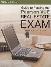 Cover of: Guide To Passing The Pearson Vue Real Estate Exam by 