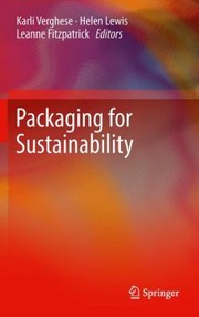 Cover of: Packaging For Sustainability