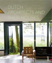 Cover of: Dutch Architects And Their Houses