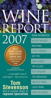 Cover of: Wine Report 2007
