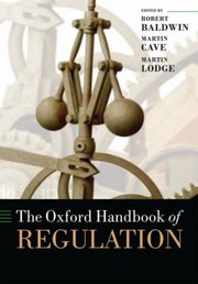 Cover of: The Oxford Handbook Of Regulation