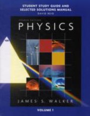 Cover of: Study Guide And Selected Solutions Manual For Physics by 