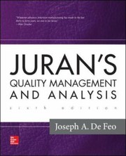 Cover of: Jurans Quality Planning And Analysis For Enterprise Quality by 