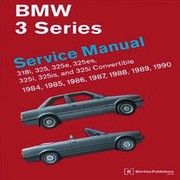 Cover of: Bmw 3 Series Service Manual 19841990 by 