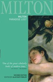 Cover of: Milton: Paradise Lost (re-issue) (2nd Edition) (Longman Annotated English Poets)