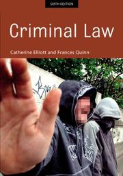 Cover of: Criminal Law by Catherine Elliott, Frances Quinn