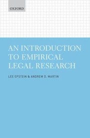 Introduction To Empirical Legal Research by Lee Epstein