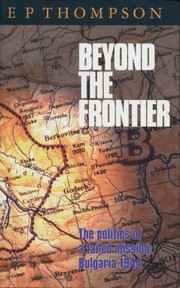 Cover of: Beyond The Frontier The Politics Of A Failed Mission