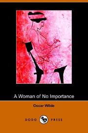Cover of: A Woman of No Importance by Oscar Wilde