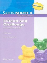 Cover of: Saxon Math K Teachers Manual