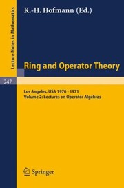 Cover of: Lectures On Operator Algebras