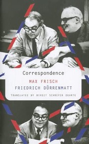 Cover of: Correspondence by Max Frisch