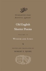 Cover of: Old English Shorter Poems