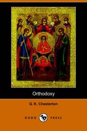 Cover of: Orthodoxy (Dodo Press) by Gilbert Keith Chesterton