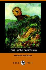 Cover of: Thus Spake Zarathustra (Dodo Press) by Friedrich Nietzsche
