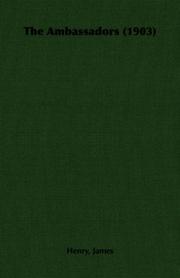 Cover of: The Ambassadors (1903) by Henry James, Henry James