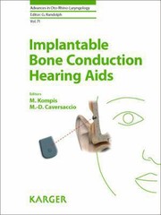 Implantable Bone Conduction Hearing Aids by Martin Kompis