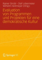 Cover of: Evaluation Von Programmen Und Projekten Fr Eine Demokratische Kultur