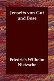 Cover of: Jenseits von Gut und Bose by Friedrich Nietzsche