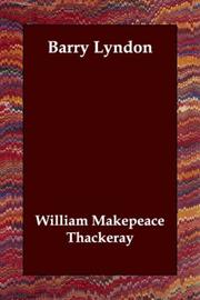 Cover of: Barry Lyndon by William Makepeace Thackeray