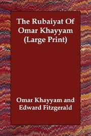 Cover of: The Rubáiyát Of Omar Khayyám