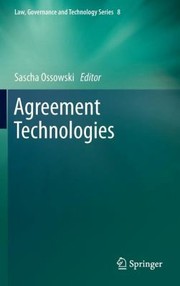 Cover of: Agreement Technologies