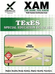 Cover of: Special Education Ec12 Teacher Certification Exam