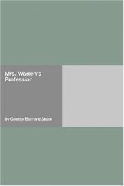 Cover of: Mrs. Warren's Profession by George Bernard Shaw