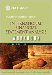 Cover of: International Financial Statement Analysis Workbook