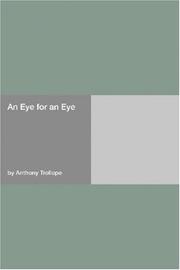 An eye for an eye by Anthony Trollope