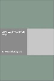Cover of: All\'s Well That Ends Well by William Shakespeare