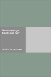 Cover of: Travels through France and Italy by Tobias Smollett