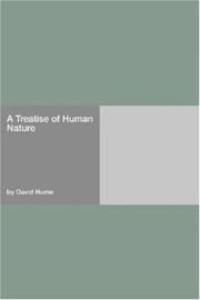 Cover of: A Treatise of Human Nature