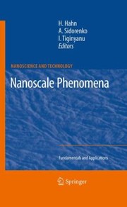 Cover of: Nanoscale Phenomena Fundamentals And Applications