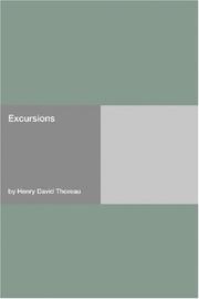 Cover of: Excursions by Henry David Thoreau