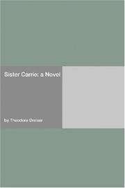 Cover of: Sister Carrie by 