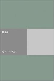 Cover of: Heidi by Spyri, Johanna