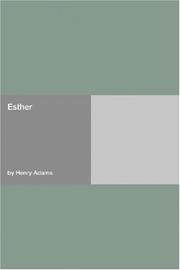 Cover of: Esther by Henry Adams, Henry Adams