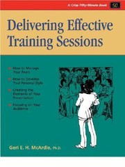 Cover of: Delivering Effective Training