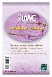 2012 International Mechanical Code Turbo Tabs For Paper Bound Edition by International Code Council