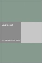 Cover of: Love Eternal by H. Rider Haggard